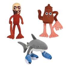 Juguetes de peluche interesantes Tung Tung Tung Sahur Peluche Tralalelo Tralala Juguete de peluche Accesorios para juegos Juguetes de peluche para regalo de cumpleaños de niños Regalos divertidos para fiestas Decoración del hogar Regalos coleccionables para entusiastas de los juegos - Multicolor - Ver 6