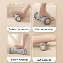 [Ein Muss-Have für süße und coole Mädchen] 1 Stück 16,5 cm x 6 cm INS-Stil hochwertige manueller Fußmassage-Roller | Entspannen Sie sich jederzeit Zuhause/auf Reisen | Tiefenmuskellockerer | Tragbares und modisches Design | Unverzichtbar für Büro/Yoga/Filmliebhaber | aktiviert Nerven & verschönert Beine ab den Füßen