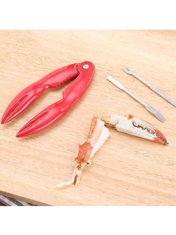 1 PIEZA Pinza de plástico de agarre fácil, utensilio de cocina para nueces, tuercas, suministros de cocina, cascanueces, para pelar cangrejos y langostas, herramienta para romper conchas, forma eficiente de romper mariscos, apta para lavavajillas para una limpieza fácil, adecuada para cenas familiares y fiestas de mariscos, diseño compacto y cómodo, perfecto para entusiastas de los mariscos.