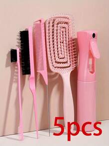 1pc/2 Pieces! Large Curved Paddle Comb Set – 2-In-1 Design! The Arched Comb Body Conforms To The Head Shape, Effortlessly Detangling Knotted Hair. Dense Paddle Teeth Grip Hair Securely, Creating A Voluminous High Crown With Ease. Perfect For Daily Combing Care And Salon-Grade Styling, This Comb Achieves Both Smoothness And Lift In One Tool, Doubling Your Hair Styling Efficiency!,Brush,Hair Brushes,Edge Brush,Brush Hair,Hair Comb,Comb Hair,Detangling Brush,Ball Brush,Mini Hair Brush,Hair Brush Set,Wooden Comb, Comb, Slick Back Brush, Hairbrush, Edge Brush, Brush Hair, Hair Comb, Hair Brush Set, Comb Hair, Mini Hair Brush, Detangling Brush,Hair Products, Hair Tools, Hair Stuff, Hair Care, Curly Hair Brush, Barber, Barber Accessories, Hairdressing Equipment,Travel Essentials,Hairstyle,Hairdressing