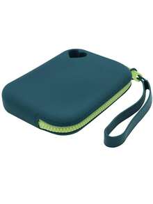 1个双色心形硅胶收纳袋，可收纳硬币、银行卡、钥匙、数据线、耳机、口红等物品，耐磨、柔软、抗撕裂，小巧便捷，容量大，硅胶材质，触感舒适，也可用于收纳美容化妆工具。此外，它还可用作化妆包、梳妆包、洗漱包或化妆品包。