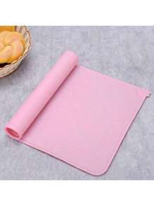 Premium Silicone Pet Food Mat, Cat Dog Bowl Pads, Non-Slip Pet Feeding Mats, Waterproof Pet Feeding Pad, Suitable For Small Animals - Gray, Easy To Clean