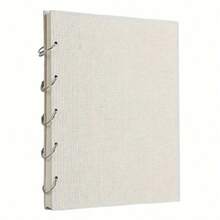 1pc 32K/16K/8K Removable Linen Texture Sketchbook, Loose-Leaf Drawing Notebook - Single Piece - View 9
