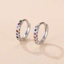 1 Pair Minimalist Compact Stylish Cute Earrings For Women, Everyday Wear Jewelry