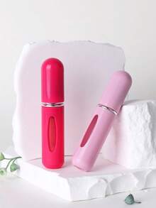 4 件套纯色可填充香水瓶，5ML 便携式旅行装底部填充香水容器，是送给家人和朋友的理想生日或节日礼物 - 彩色 - 查看 4