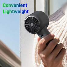 Portable Handheld Fan With Adjustable Speed, Turbo Mini,Rechargeable Battery. Personal Fan With Metal Body, Digital Display, Suitable For Women And Men's Travel/Camping/Outdoor Gifts