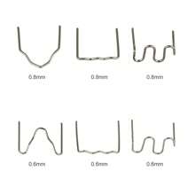 500pcs Bumper Plastic Welding Machine Welding Wire Plastic Welding Wire Plastic Welding Nails Appearance Repair Machine Pre-Cut Wave Staples Patching Nails Plastic Welder Welding Nails
