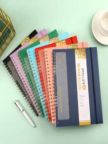 A4 Coil Notebook, Simple Ins-Style Notebook And Comes With Rulers, School Supplies, Office Supplies School Supplies, Back To School