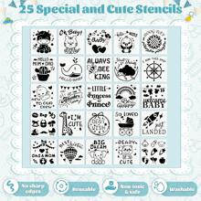 201 Pcs Baby Shower Set Baby Shower Game Sign Baby Bib Bodysuit White Baby Bib Newborn Bodysuit Baby Shower White Decorating Kit(Green)