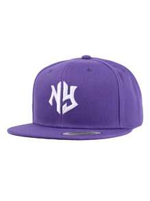 1pc Unisex NY Letter Embroidered Baseball Cap, Baseball Game Fits,Basketball,Fall Fits,Sports Style,90's Outfit,Bright Colors,Snapback,Fashionable Adjustable Sun Protection Hat For Outdoor Activities, Beach Parties Casual