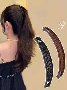 2 Pieces Banana Hair Clip, Vintage Hair Clip, Styling Tool For Straight And Curly Hair, Women's Hair Accessory, Non-Slip Hair Clip For Styling And Partitioning, Salon Accessory, Hair Accessories, Hair Tools, Beauty Accessories, Curly Hair Accessories Fall, Travel, Hair Tools, Accessories Women, Hair Stuff, Fall, Hair Accessories Women, Hair Tools, Hair Stuff, Stuff, Beauty Accessories, Gifts, Travel, Gifts For Women, Hair Stuff, Stocking Stuffers