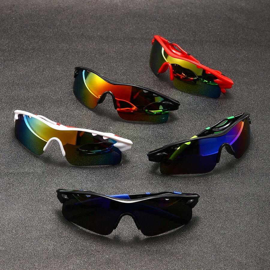 1/2 件男士/女士户外运动骑行眼镜防风眼镜 - 彩色 - 查看 1