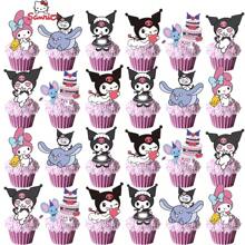 Sanrio Sanrio Kuromi Birthday Cake Toppers, Cake Decorations For Birthday Party, Children Birthday Cake Accessories