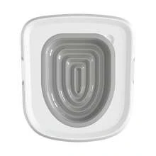 Kit de artefactos de entrenamiento para el baño de perros y gatos, bandeja de arena, inodoro, entrenador reutilizable extraíble, productos de entrenamiento para limpieza de mascotas - Gris - Ver 8