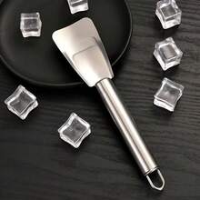 1pc Stainless Steel Ice Scraper, Refrigerator Ice Scraper, Ice Box Ice Scraper, Home Cleaning Small Tool, Kitchen Tool