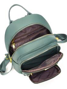 防盗尼龙背包，女士钱包，多功能时尚日常包，轻便旅行包，多口袋设计，大容量简约背包，便捷背包，适合学生、护士、教师、商务人士、旅行、通勤、购物、办公、约会、徒步、训练、工作等各种场合，生日礼物、节日礼物，背包 - 彩色 - 查看 11