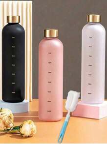 1 pièce Bouteille d'eau givrée de 1000 ml, Tasse à eau de sport portable et étanche, Convient pour le camping en plein air, la conduite, le cyclisme