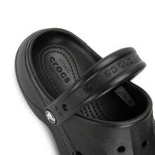 Crocs Sandalias casuales cómodas con suela gruesa para uso en exteriores, modelo para mujer Clog Beyaz Cloud 208186-001 - Negro - Ver 8