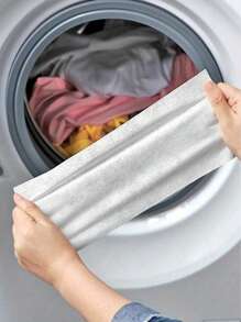 50/100/200 Pieces 11*14 Cm Color-Absorbing Laundry Tablets, Laundry Detergent Tablets, Convenient Pre-Dosing Laundry Detergent Tablets, Washing Machine Color-Absorbing Laundry Tablets, Anti-Fouling And Anti-Color Mixing Laundry Paper, Soluble, Easy To Use, Color-Absorbing Washing Accessories,