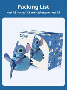 Disney 1pc Disney Genuine Stitch Car Aromatherapy Outlet Perfume Ornament Fragrance Car Supplies