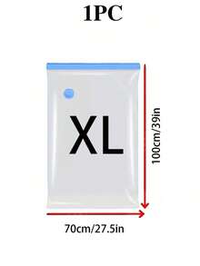 1/3/5/10pcs Vacuum Storage Bags - High Capacity Multi-Functional Vacuum Compressed Bags, Save Up To 80% Space, Portable Plastic Travel Bags, Wardrobe Organizer, Waterproof Dust-Proof Odor-Proof Vacuum Clear Storage Bags, Suitable For Blankets, Bedding, Clothes, Duvets, Essential Home Goods & Seasonal Clothing Storage - Multicolor - View 10