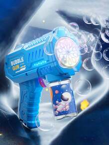 1Set 29 Holes Bubble Gun Electric Automatic Bubble Blower Children's Portable Outdoor Wedding Party Toys Children's Birthday Gifts Gifts (Without Bubble Solution And Batteries) Electric Bubble Blower, Children's Automatic Bubble Blower, Children's Bubble Blower Outdoor Toys Suitable For Children's Birthday Gifts (The Colors Of Some Accessories Are Random)