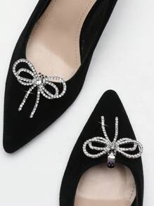 Accesorios decorativos de metal extraíbles con rhinestones, adecuados para sandalias, clips de zapatos