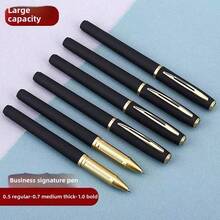 10pcs Bullet Tip Large Capacity Signature Pens, Suitable For Business, Office, Student Calligraphy Practice, Ideal Gift For Friends Back To School - Multicolor - View 3