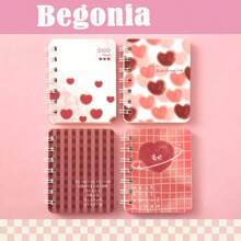 4 قطع دفتر بحجم A7 ، 80 صفحة ، دفتر تخطيط ، دفتر كتابة ، لوازم مدرسية ومكتبية ، بحجم محمول ، مناسبة للعودة إلى المدرسة ، التخرج ، هدايا عيد الأطفال ، جوائز تعليمية