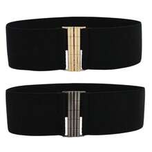 Factory Direct Stretchy Elastic Waist Belt, Waist Cincher For Dress, Coat, Vintage Fashion, Black Summer, School Fall, Autumn, Halloween