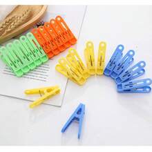 16/20pcs Clip Drying Clothespin Towel Clothes Socks Underwear Hanging Multi Clip Hangers Drying Quilt Sun Clothespin Windproof Plastic Material Multi-Purpose Clothes Peg .. - Multicolor - View 7