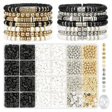 2780pcs Polymer Clay Bead Bracelet Making Kit - DIY Jewelry Craft Set With Hollow Design, Cartoon Theme - Perfect For Birthday Gifts & College Style