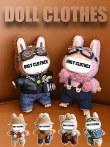 Dress Up Your Dolls!Doll Clothes Set (With Accessories Pictured) Vinyl Doll Clothes Set Cloth Pendant Clothing Accessories, Clothing Accessories For Generation 1/2 Blind Boxes, Cloth With Seating And Standing Series (No Doll) Gifts Birthday Graduation,Keychain Doll Accessories,Applicable Blind Box Dolls,Summer - Multicolor - View 1