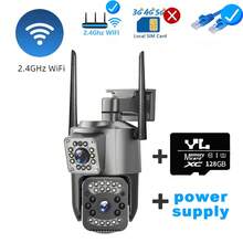 SWVW 8MP 4K HD Dual Lens 10X Zoom WiFi IP Camera Night Vision Ai Human Detect PTZ Outdoor Video Camara Wireless V380 Pro CCTV Security Protection - EU C Type Plug(220-240V) - View 15