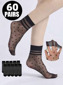 10 pares de calcetines ultraligeros y resistentes con tira cruzada de cristales