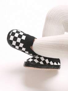 春秋季软底防滑婴儿鞋 0-12 个月，透气防滑室内/室外幼儿男童鞋 - 黑色 - 查看 8