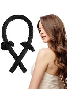 Conjunto de 3 peças para mulheres: Faixa de cabelo modeladora sem calor em cetim, com efeito babyliss para cachos durante o sono, secador de cabelo, modelador de cachos flexível, ferramentas para estilizar cabelos cacheados, deixando-os macios e brilhantes. Adequadas para todos os tons de cabelo, inclusive cabelos longos e grossos. Essenciais para a volta às aulas, viagens e férias.