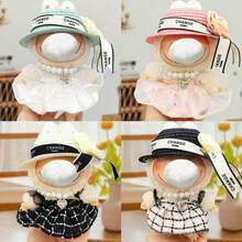 [仅衣服] 17CM 太阳帽，3 件套 服装套装（不含娃娃） - 彩色 - 查看 1