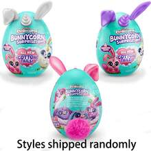 ZURU Peluche de animal de peluche coleccionable Bunnycorn Rainbocorns Surprise, huevos sorpresa, pegatinas, para niñas y niños de 3+ años (aleatorio) - multicolor - Ver 2
