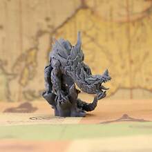 Miniatura del dragón de las profundidades, miniaturas de RPG, regalos y accesorios de juegos de mesa, regalo perfecto para el Dungeon Master