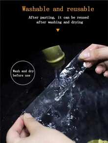 Cinta adhesiva doble cara super nano, gruesa, transparente, sin residuos, resistente al agua para unir plástico, madera, vidrio, piedra y metal - Multicolor - Ver 11