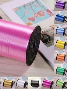 5PCS/1pc Curling Ribbon 250 Yards Length Assorted Colors Ribbon For Balloon String Ribbon, For Crafts, Gift Wrapping, String Balloons, Tie Hair, And Create DIY Decorations - Multicolor - View 13