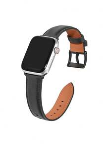 Premium Crazy Horse Leather Band For Apple Watch - Double-Sided Vintage Business Strap With Adjustable Brass Buckle | Soft Replacement Bands Fits Series Ultra/SE/10/9/8/7/6/5/4/3/2/1 (38-49mm) Unisex - 38mm/40mm/41mm - View 16