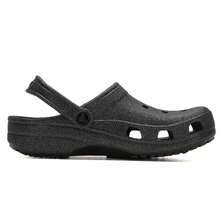 Crocs 闪亮木屐运动凉鞋，舒适休闲室内外沙滩拖鞋，型号：205942-0WH