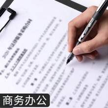 10pcs Liquid Ink Ballpoint Pens With Caps, Black/Red/Blue Ink, Large Capacity Pen For Office Writing, Student Study, Signing