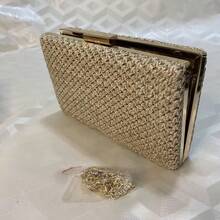 Luxury Rhinestone Clutch Bag - For Weddings, Parties And Special Events - 灰色 - 查看 2