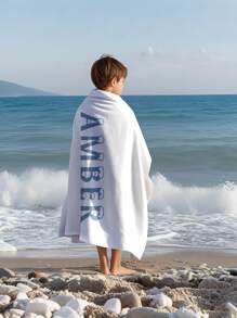 Toalla personalizada, toalla de playa, toalla personalizada, toalla para niños, toalla de piscina, toalla de baño, regalo de vacaciones, playa, viaje, piscina, exterior