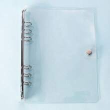 PVC Loose Leaf Binder A5/A6/A4 Transparent Notebook Cover - Clear - View 6