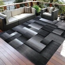 A Large-Sized Area Rug At 1000g/M², Luxurious Velvet Area Rug Featuring Personalized Geometric Lines, Premium Machine-Washable Quality, Upgraded Version With Thickened And Densified Material, Fade-Resistant, Modern Design. Carpet Room Decor Bathroom Accessories Back To School