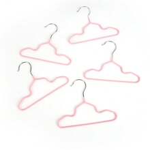 10pcs Mini Metal Pet Clothes Hangers, Pet Apparel Storage, Small Dog Cat Clothes Racks